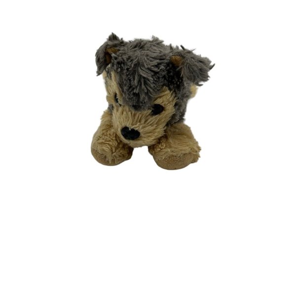 Aurora 2021 brown and gray dog plush stuffed animal toy - Picture 1 of 7